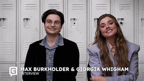 giorgia whigham|Ted Interview: Max Burkholder & Giorgia Whigham。